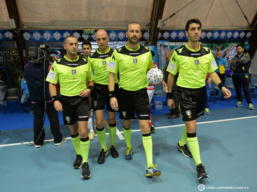 #SerieBfutsal, sabato la finale di ritorno dei playoff: gli arbitri designati