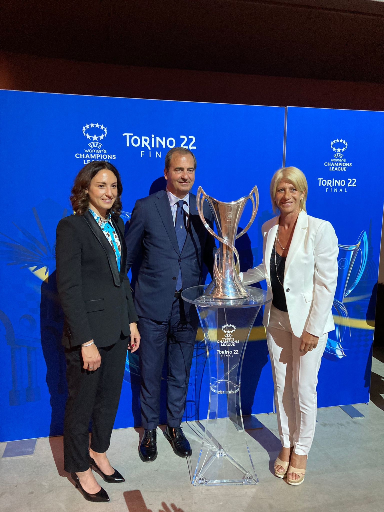 Il presidente Bergamini ospite a Torino per la finale di Champions femminile